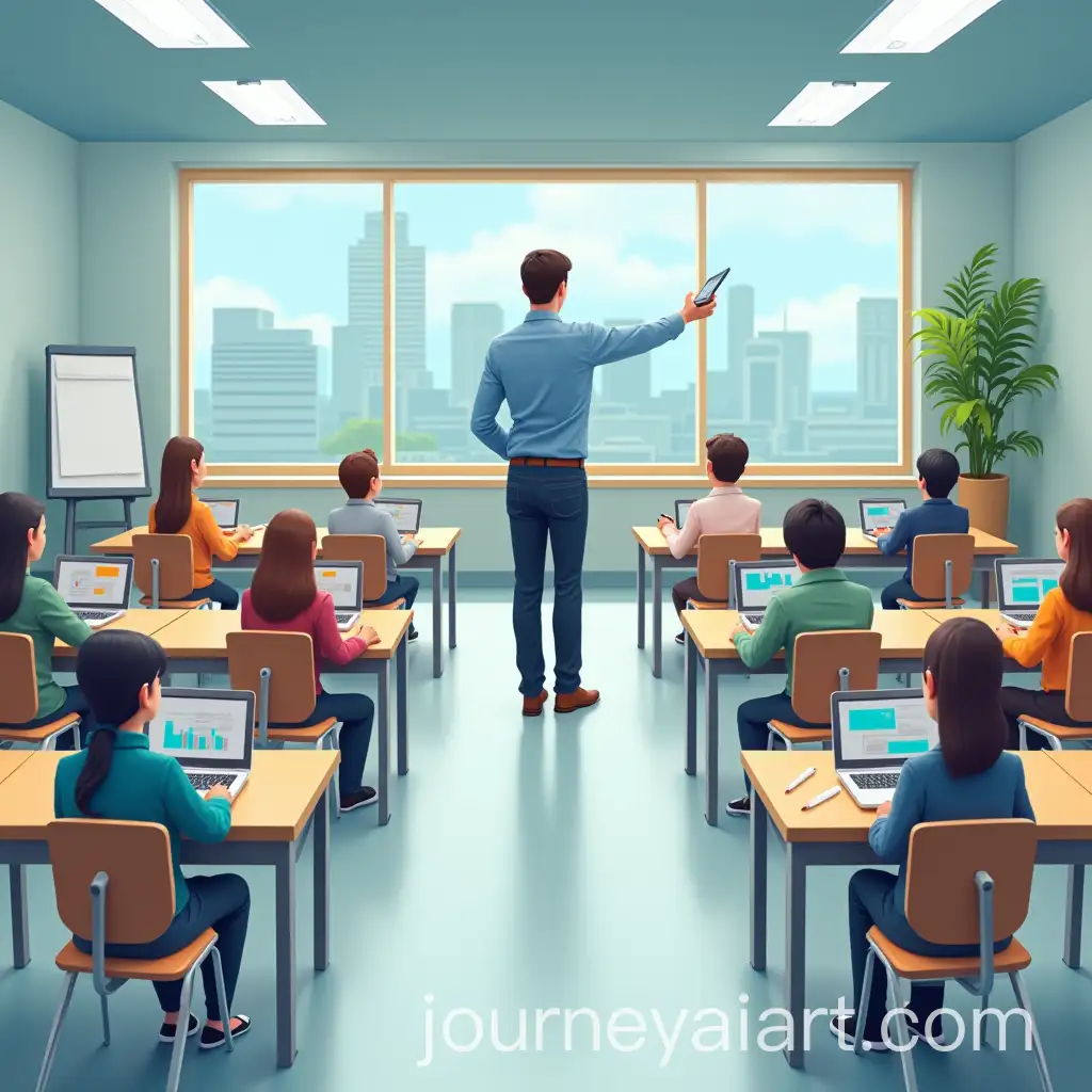 Innovative-Classrooms-with-AI-Bots-Assisting-a-Teacher