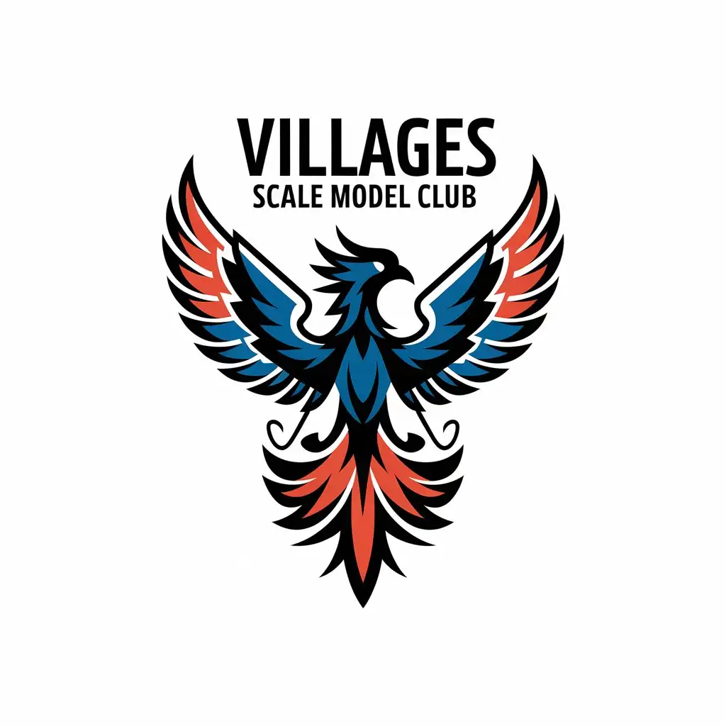 LOGO Design for Villages Scale Model Club Phoenix with Golf Cart Vector Design Clear Background