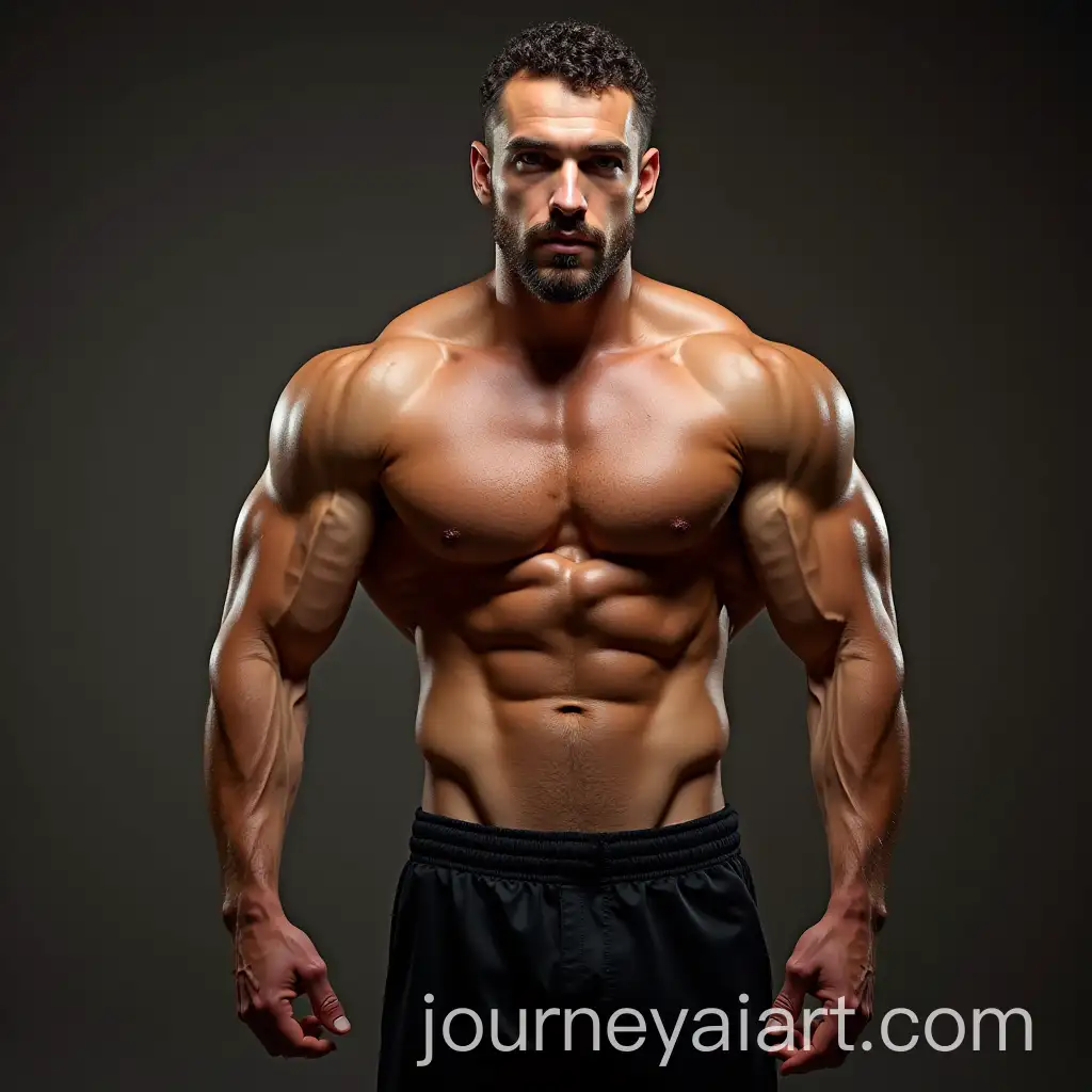 Muscular-Man-in-Gay-Mood-Pose