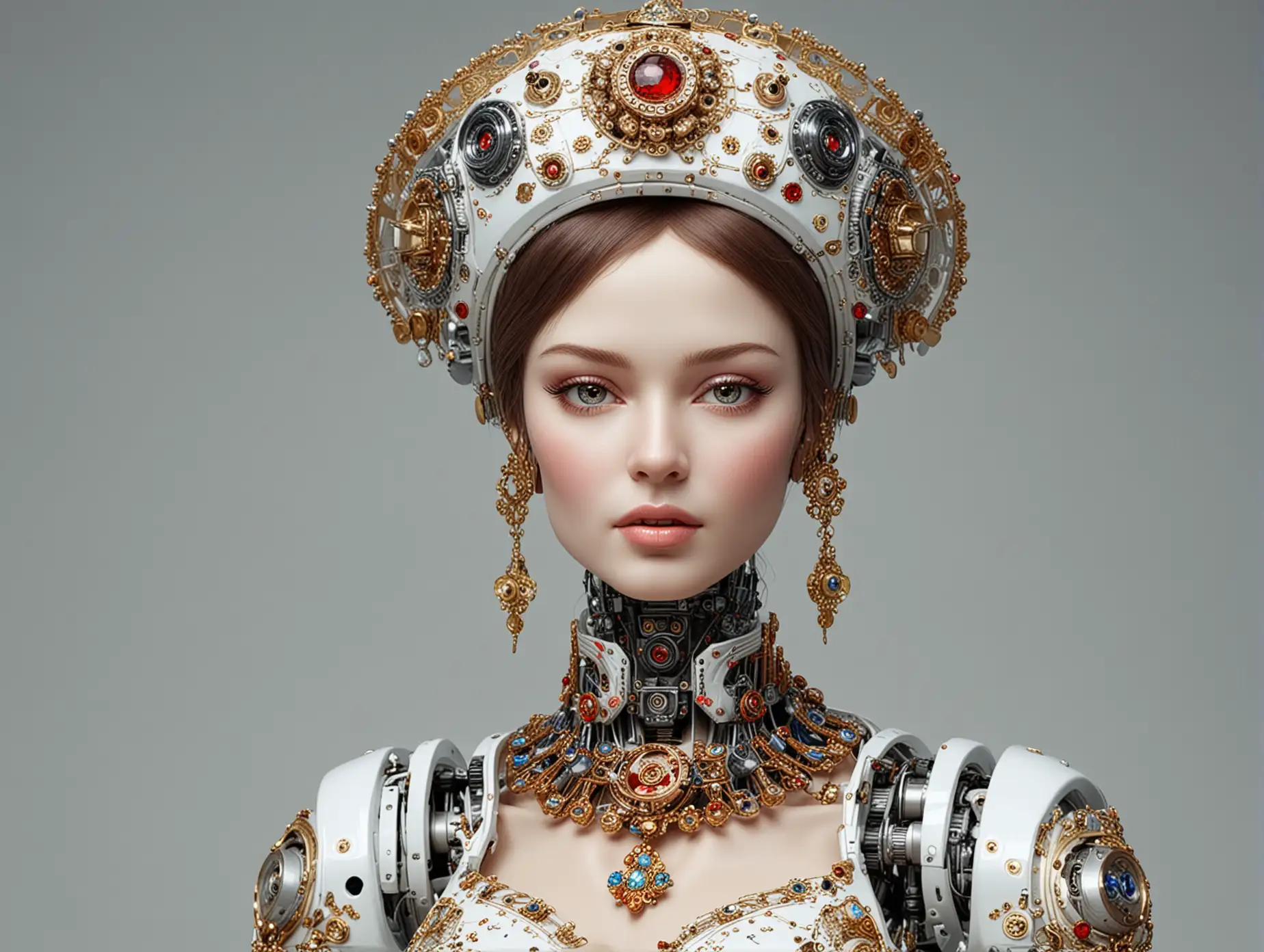 Female-Robot-Wearing-Traditional-Russian-Kokoshnik