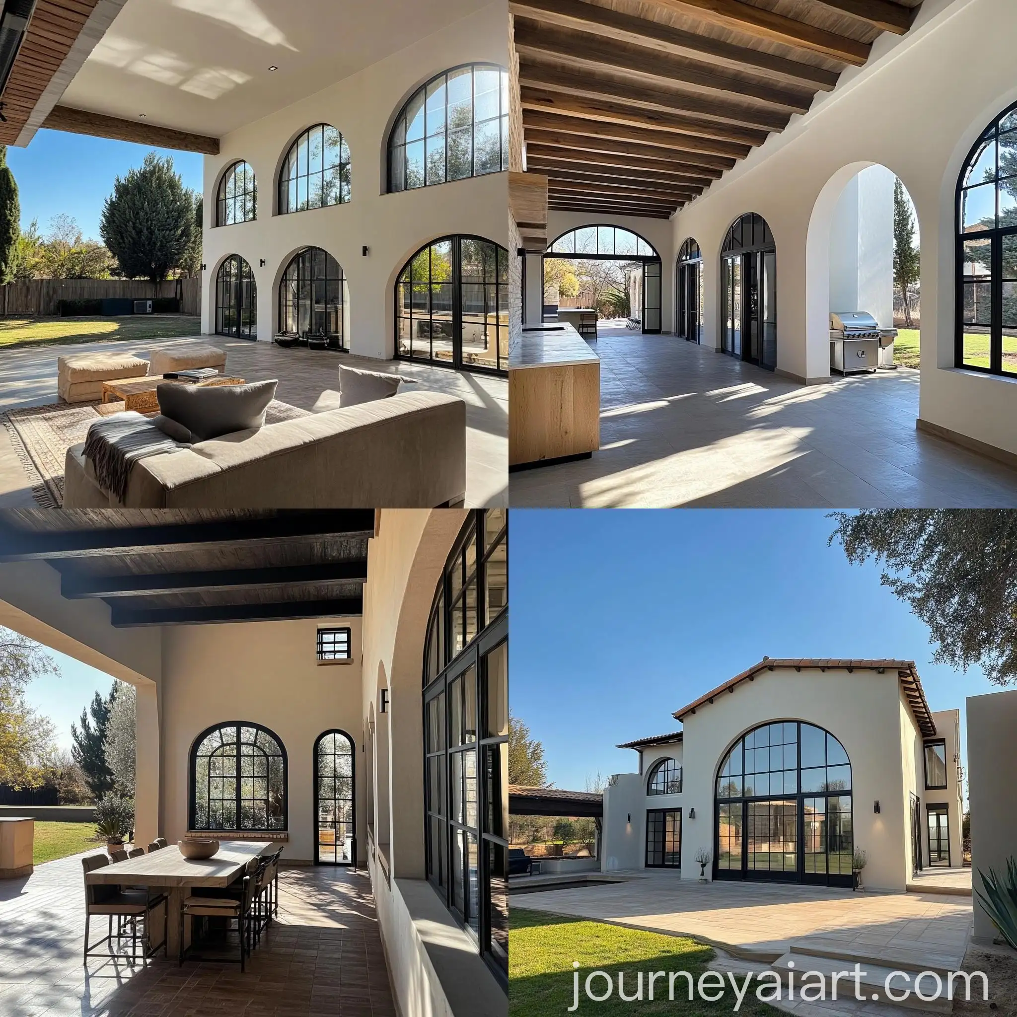 Renovation-of-Modern-Tuscan-Architecture-with-Arched-Windows