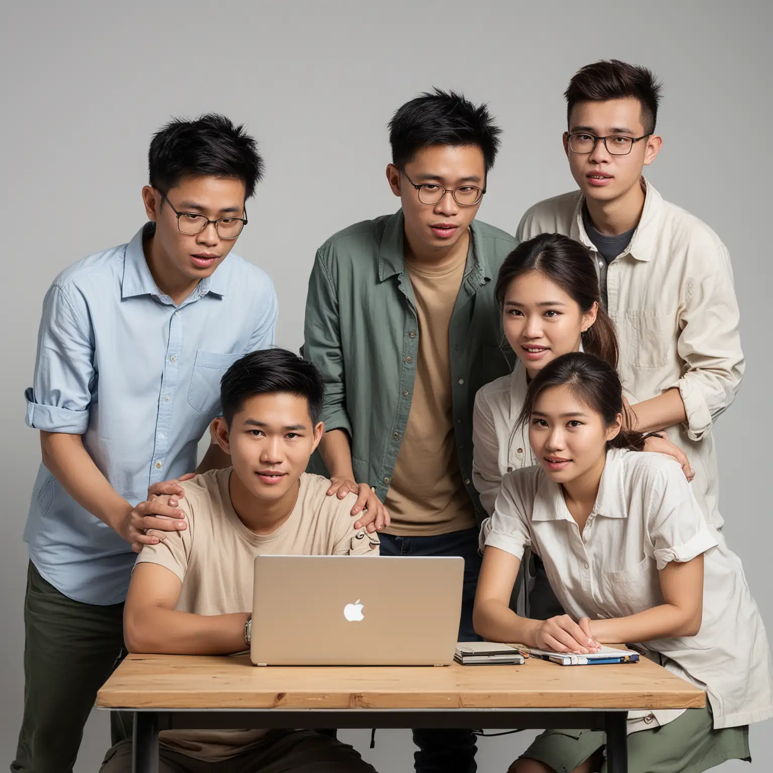 Vietnamese-Students-and-Professor-Discussing-with-Laptop