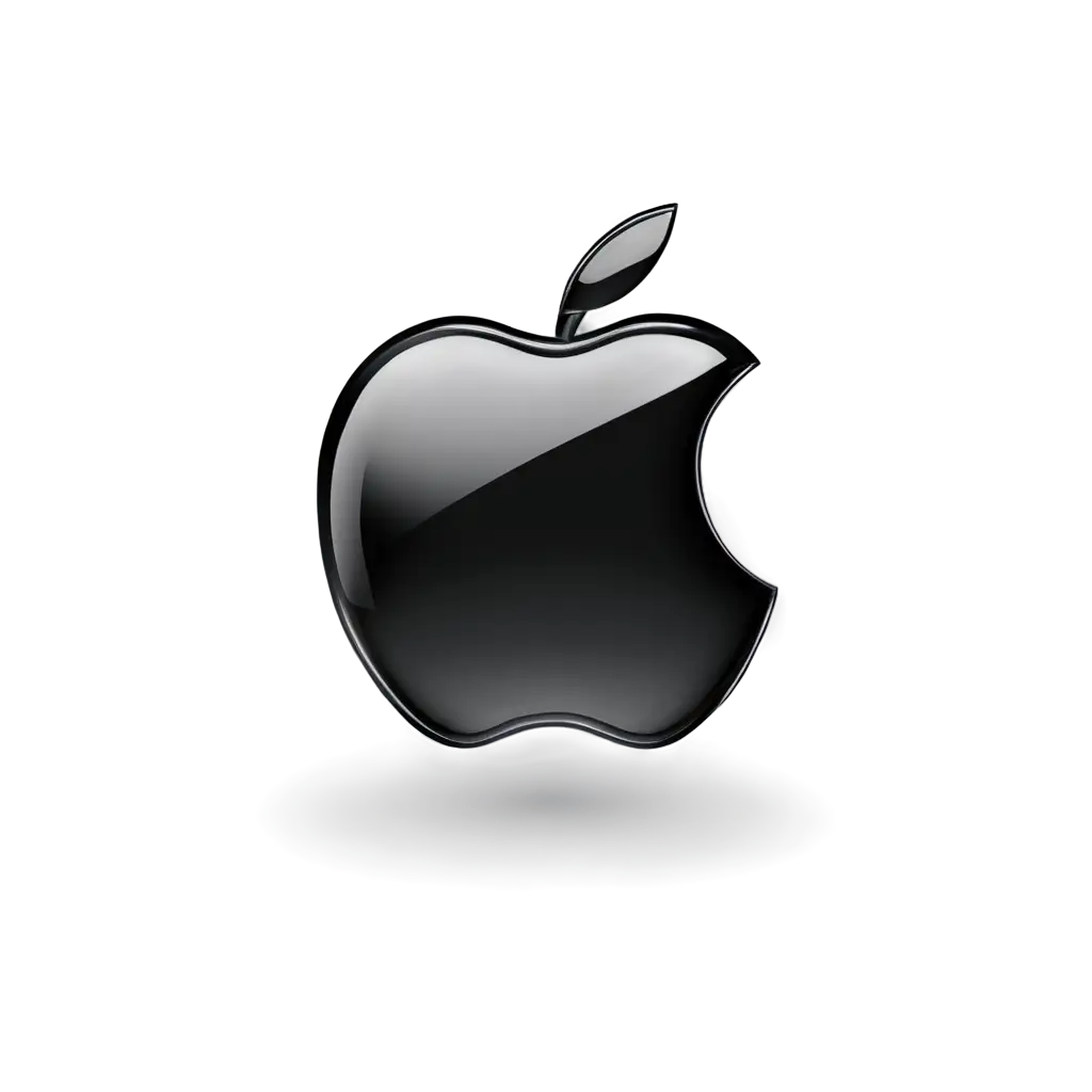 Realistic-Apple-Logo-PNG-Image-HighQuality-Transparent-Format-for-Versatile-Use