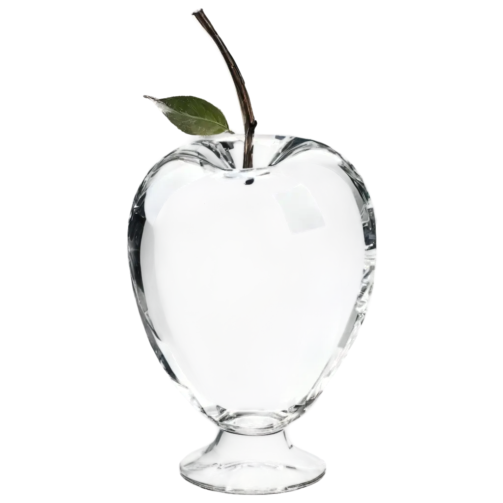 Crystal-Glass-Apple-PNG-Image-Stunning-Visuals-for-HighQuality-Projects