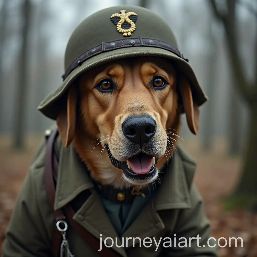 German-Soldier-Dog-in-Military-Uniform
