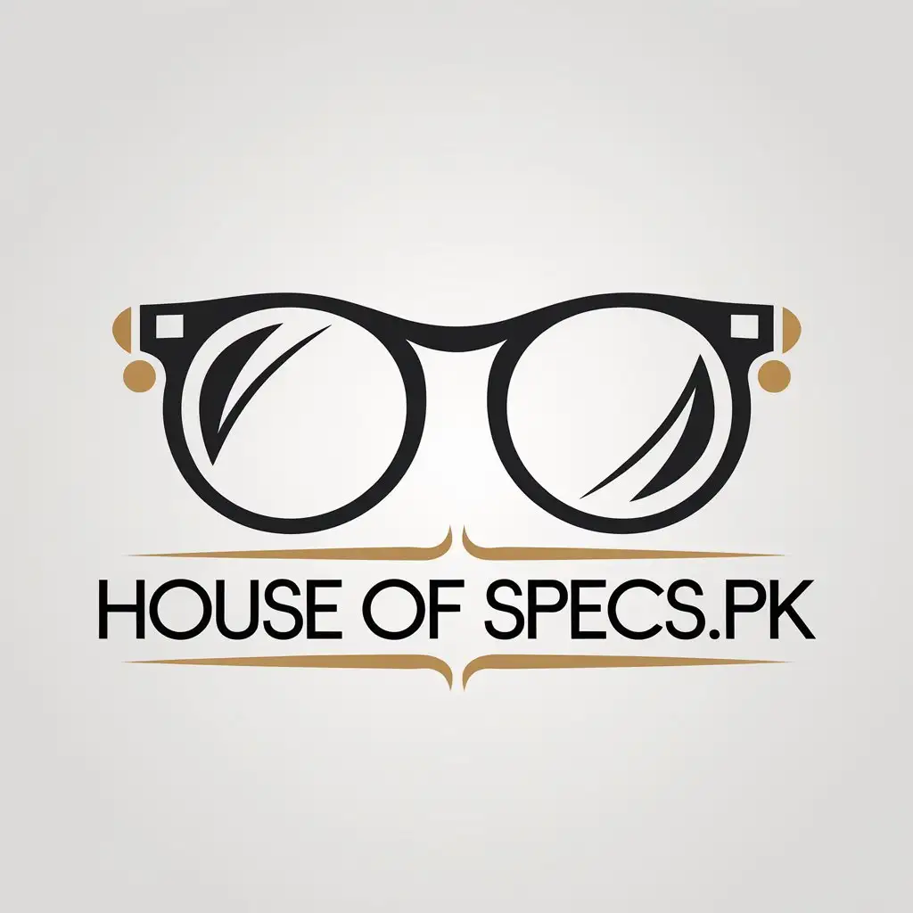 LOGO Design for House Of Specspk Branded Eye Wear in Minimalistic Style