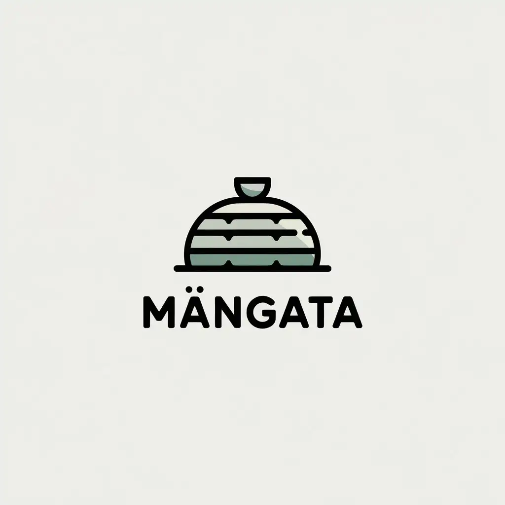 a vector logo design,with the text "mångata", main symbol:lithophane，ceramic product,Minimalistic,be used in Home Family industry,clear background