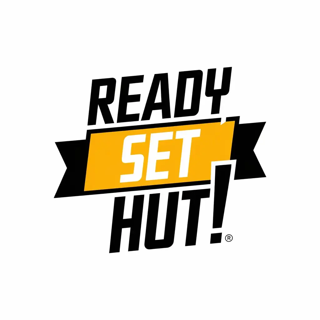 LOGO Design for READY SET HUT Banner Symbol for Sports Fitness Industry