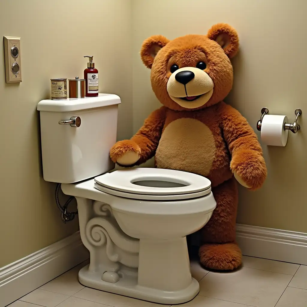 skibidi toilet with freddy bear