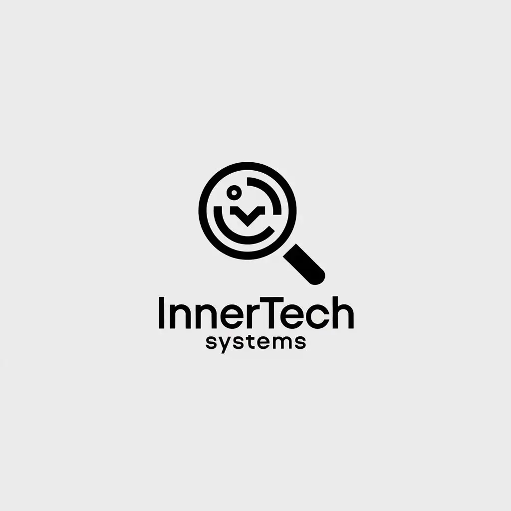 LOGO-Design-for-InnerTechSystems-Minimalistic-Style-with-Investigation-and-Communication-Symbols-for-Internet-Industry