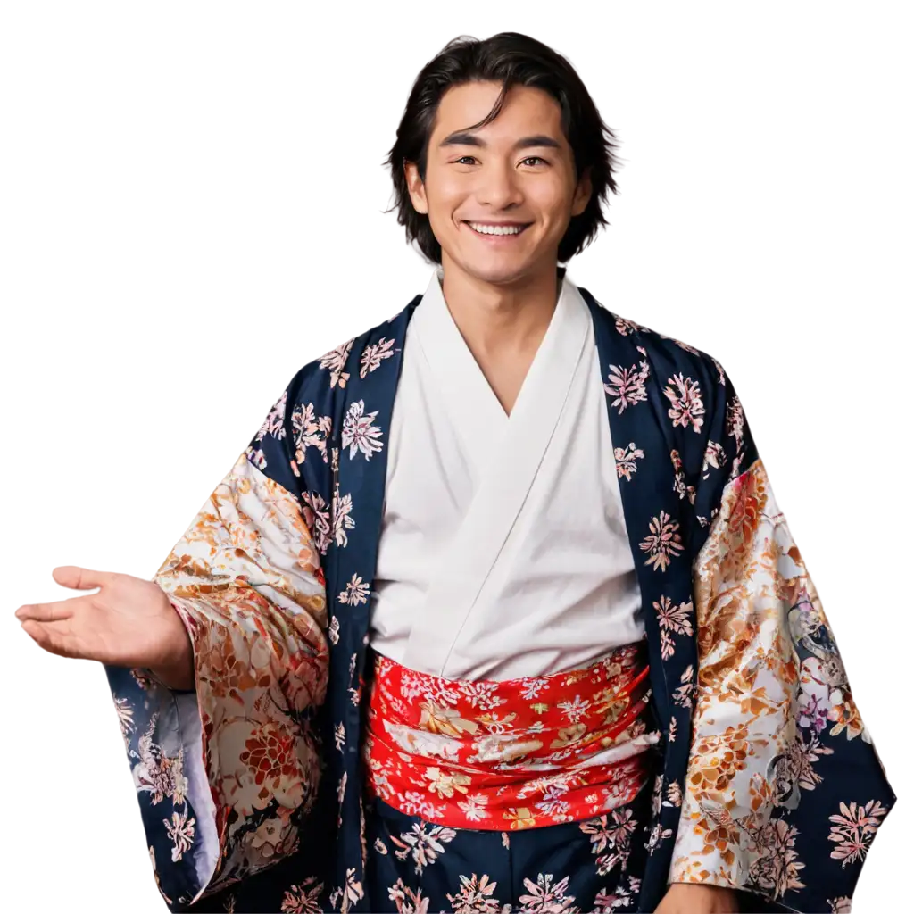 HorrorThemed-PNG-Image-of-a-Smiling-Boy-in-Traditional-Japanese-Kimono-Perfect-for-Unique-Design-Projects