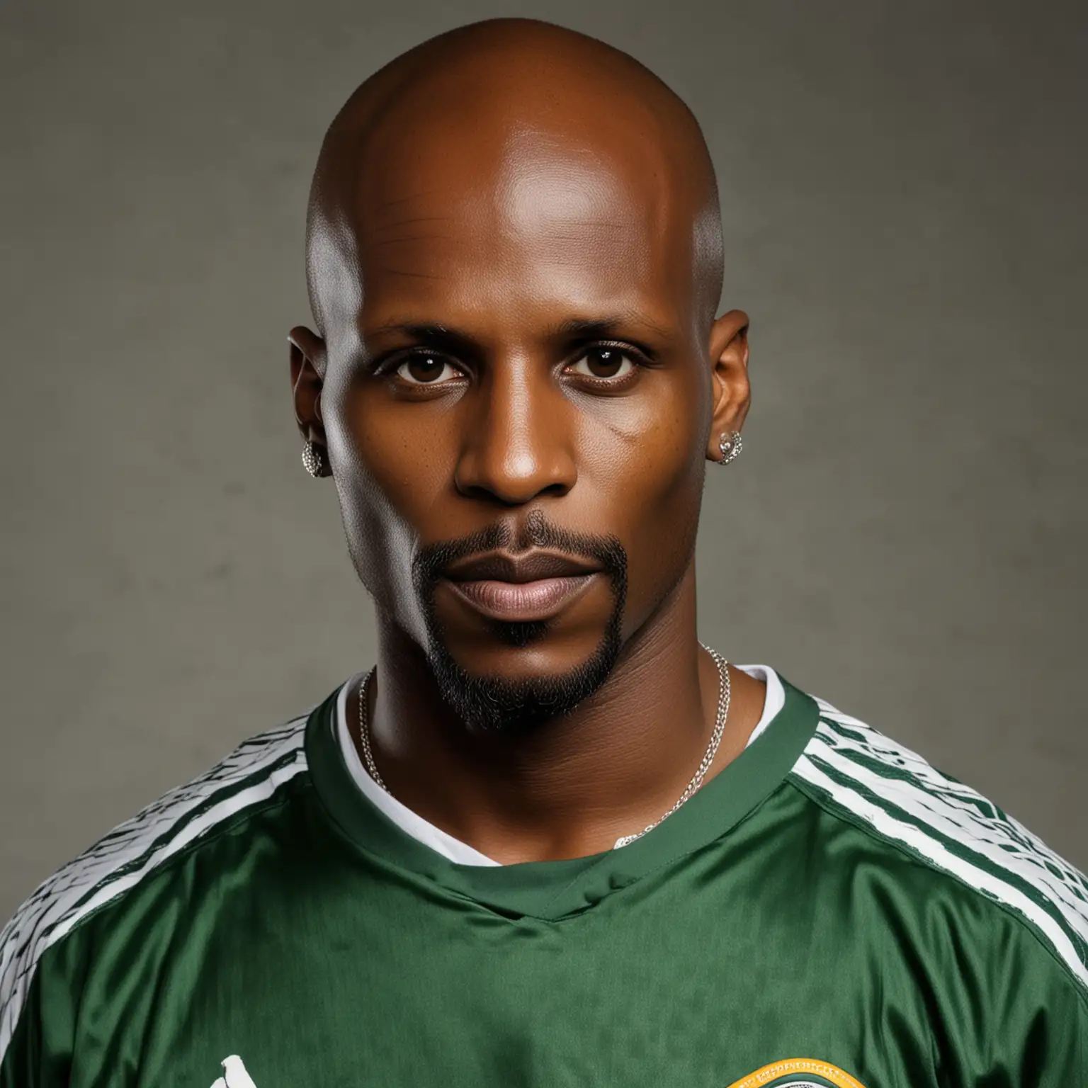 Soccer Player DMX Portrait in Dramatic Lighting