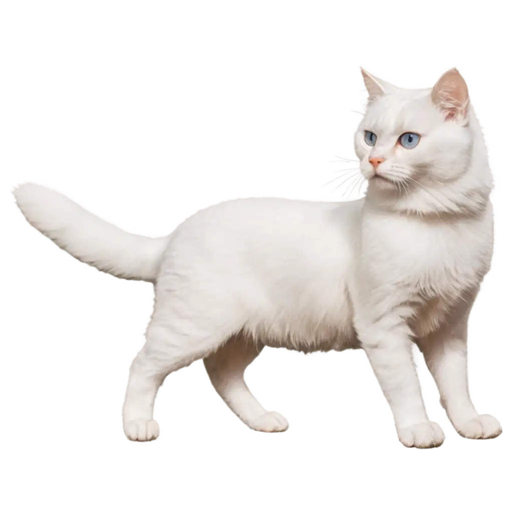 Graceful-White-Cat-PNG-Image-Capturing-Elegance-in-High-Quality