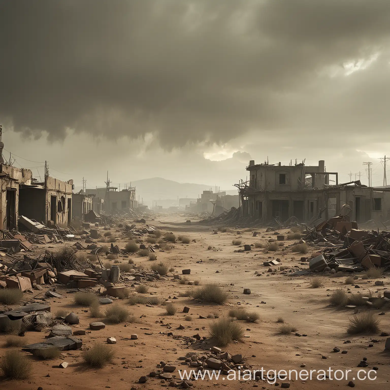 PostApocalyptic-Landscape-with-Ruined-Buildings-and-Desert-Terrain