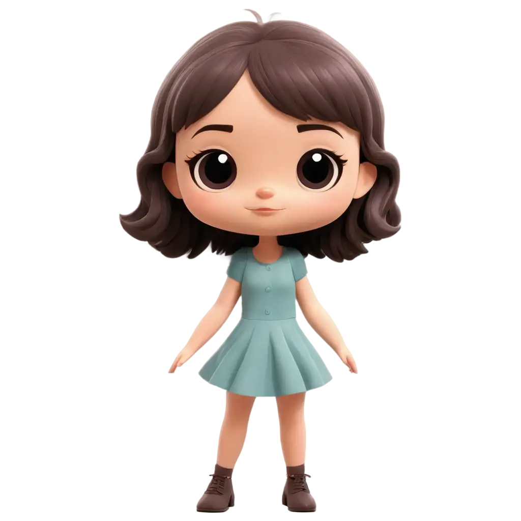 Adorable-Cartoon-Style-PNG-Image-of-a-Cute-Girl-AI-Art-Prompt