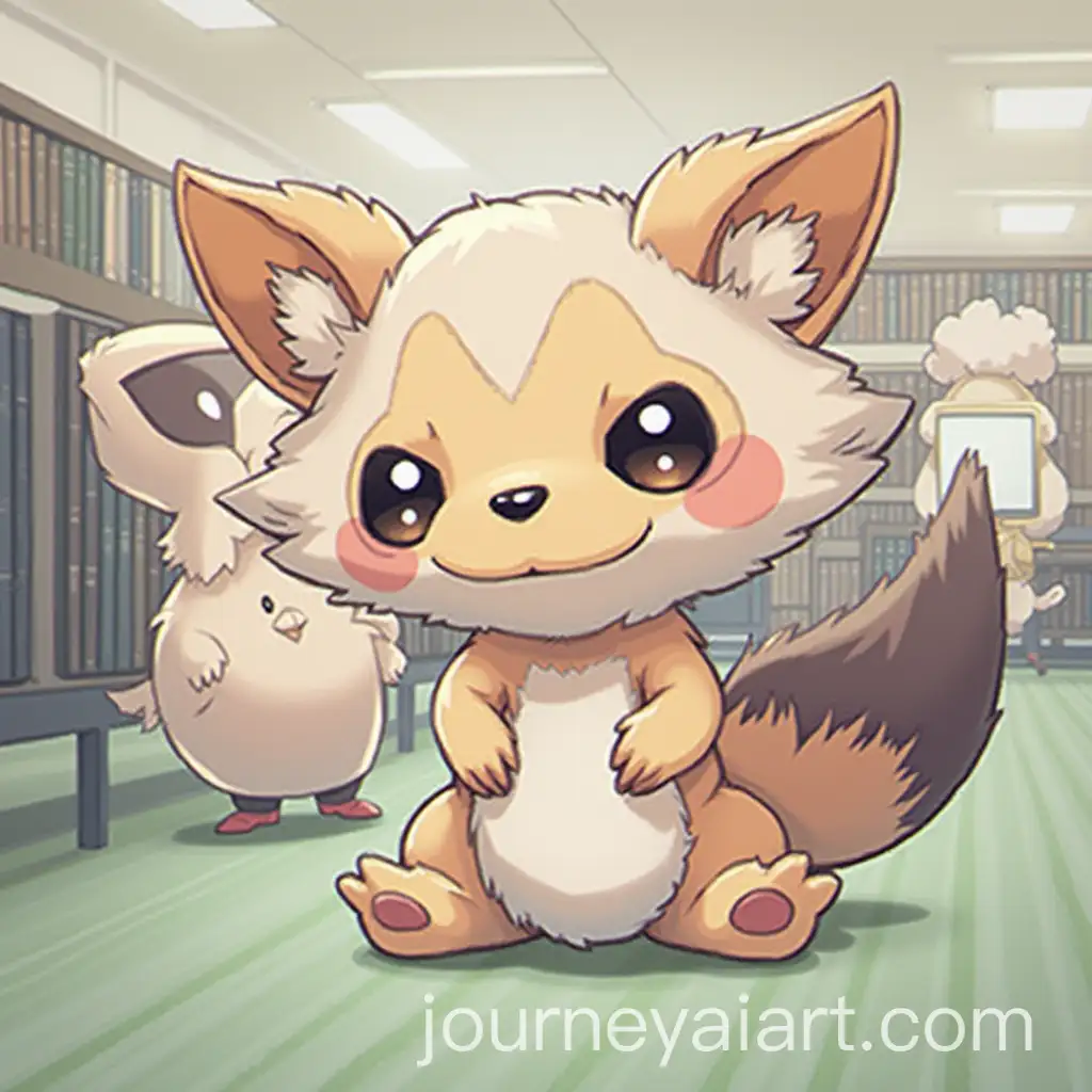 AI-Image-Prompt-ExpansionPokmonInspired-Fox-Character-at-School