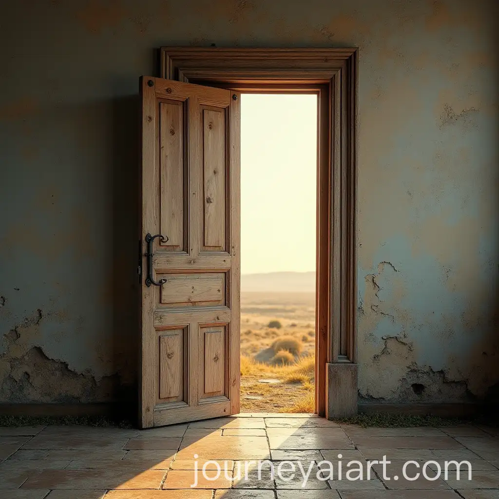 Open-Door-with-a-Mysterious-Invitation