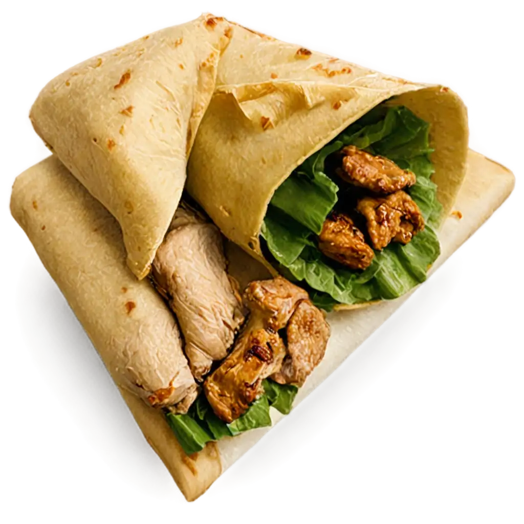 Delicious-Chicken-Shawarma-PNG-Perfect-for-HighQuality-Culinary-Illustrations