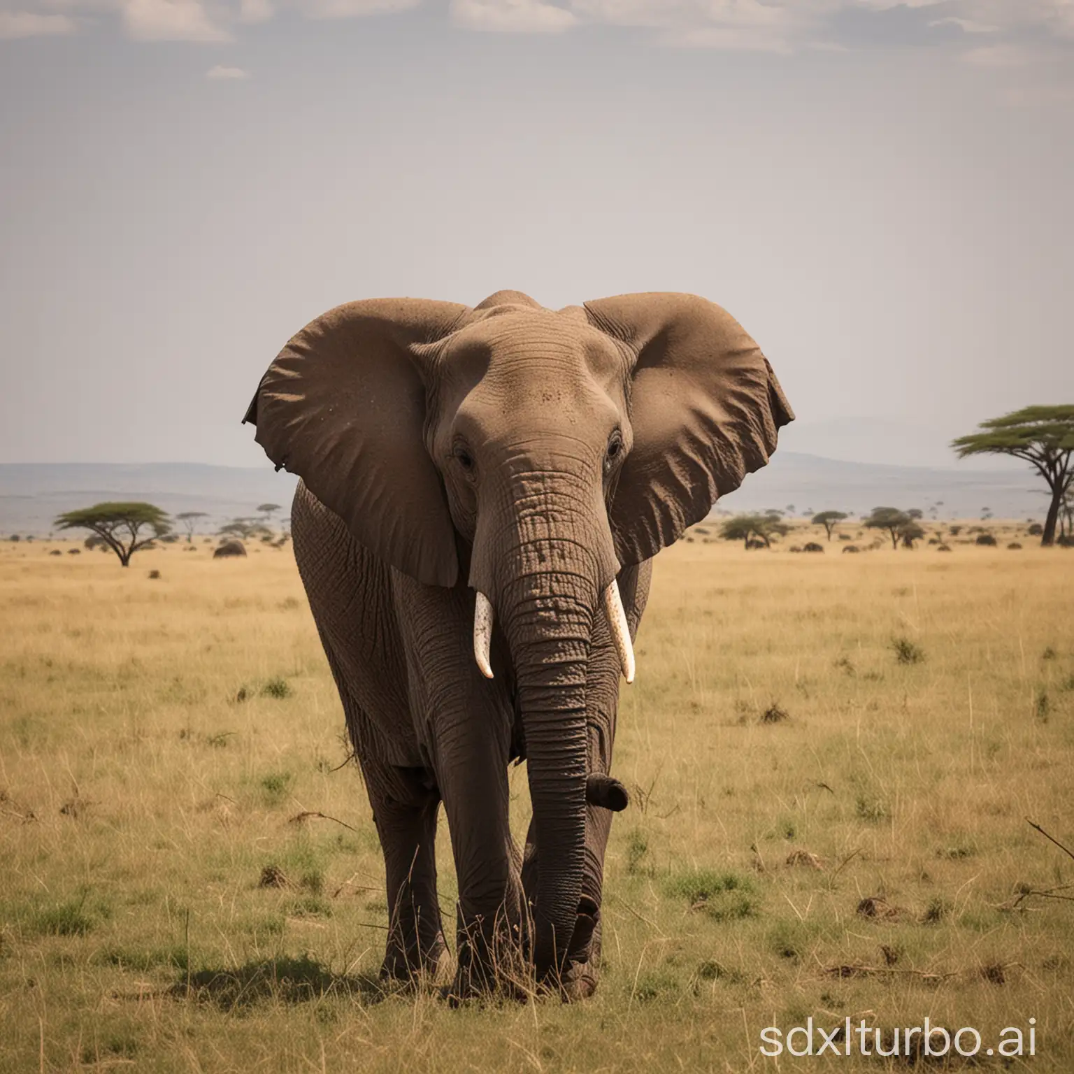 Majestic-Elephant-Roaming-the-Serengeti