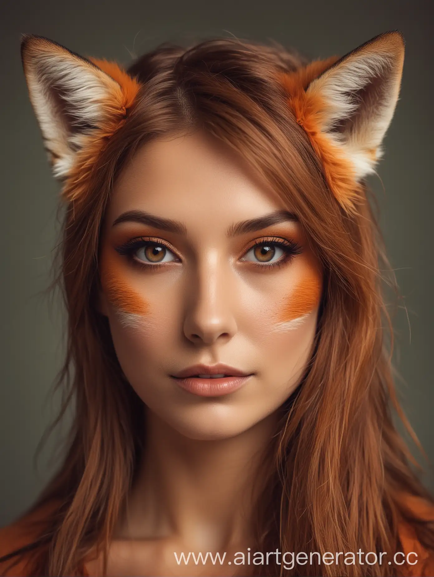 Enchanting-Half-Fox-Mask-on-Beautiful-Female-Face