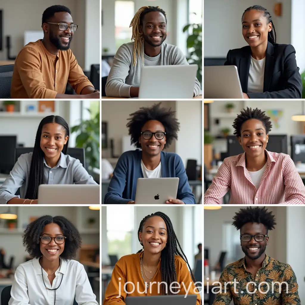 Diverse-Nigerian-Employees-Collaborating-in-a-Fun-Office-Environment