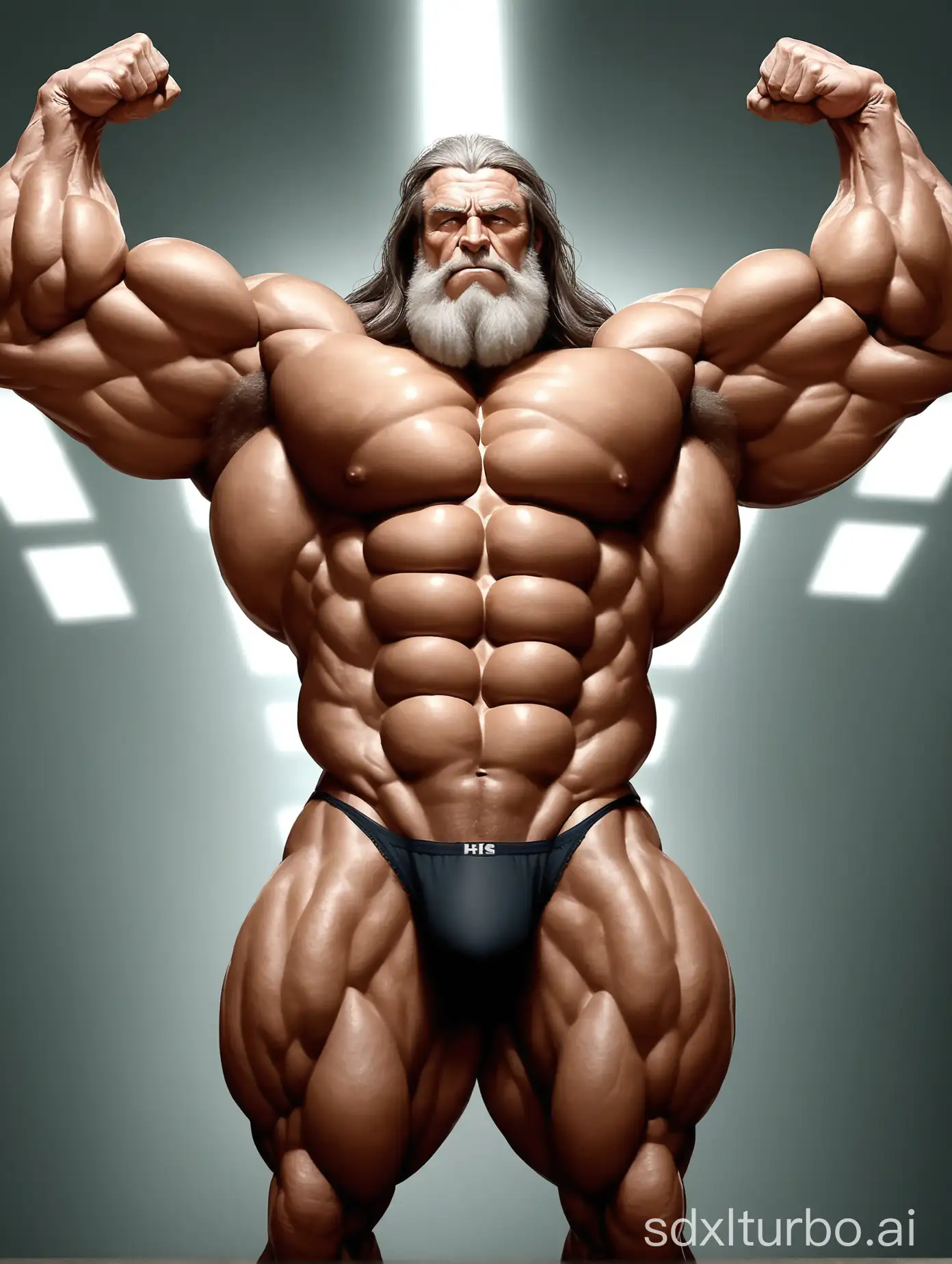 Imposing-Elderly-Giant-with-Massive-Physique