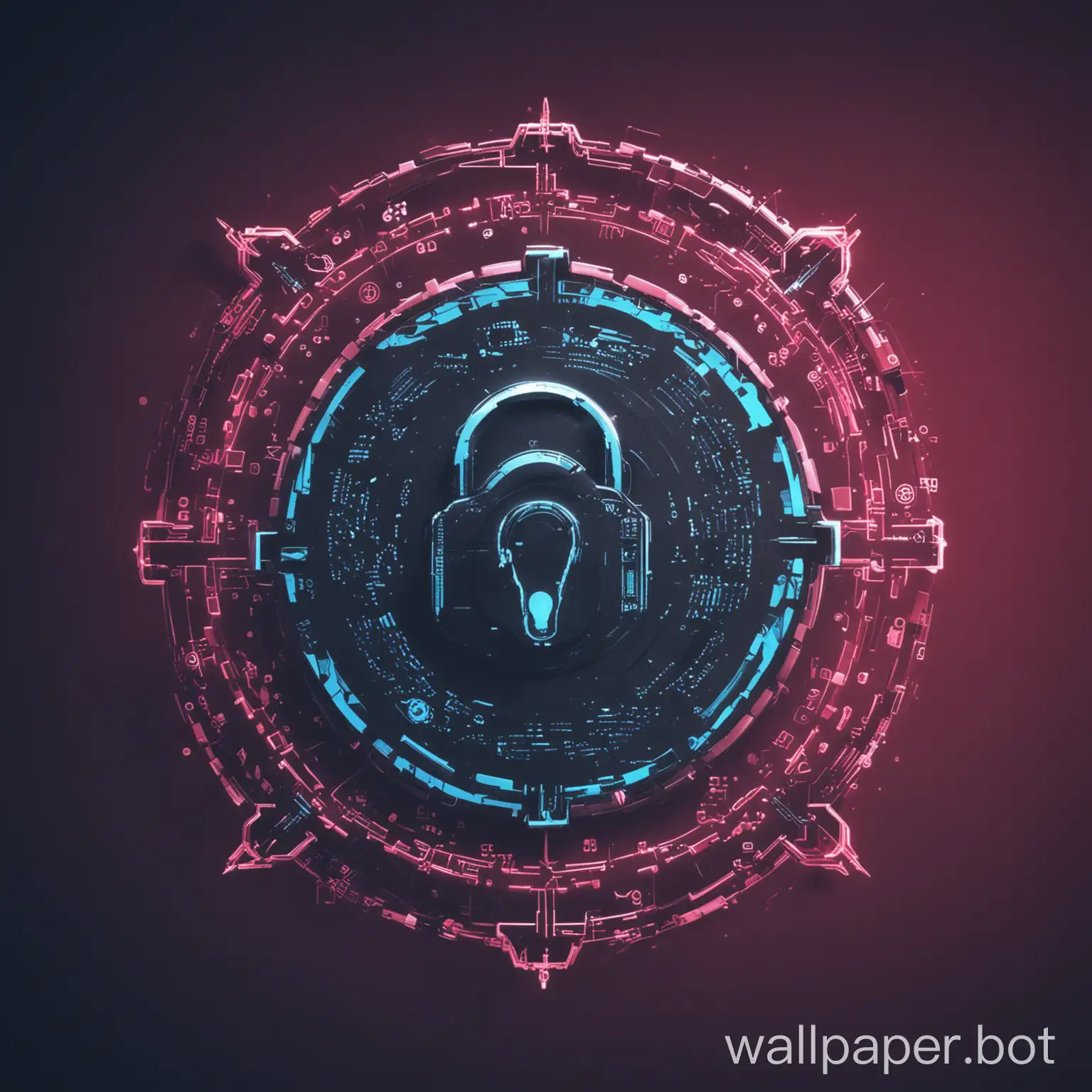 cybersecurity-themed wallpaper