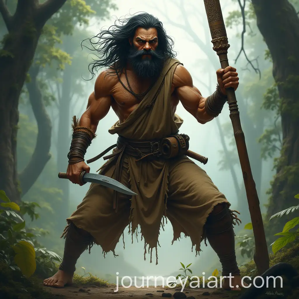 Blind-Martial-Artist-Si-Buta-dari-Goa-Hantu-in-Misty-Jungle-Setting