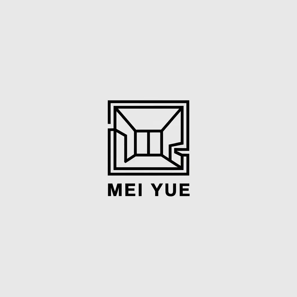 LOGO Design For Mei Yue Minimalistic Interior Theme for Construction Industry