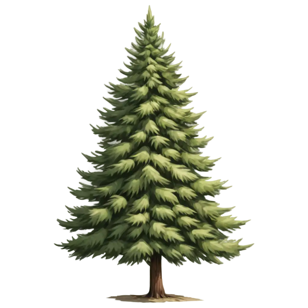 Spruce-Tree-Animation-PNG-HighQuality-and-Versatile-Digital-Art-for-Various-Uses