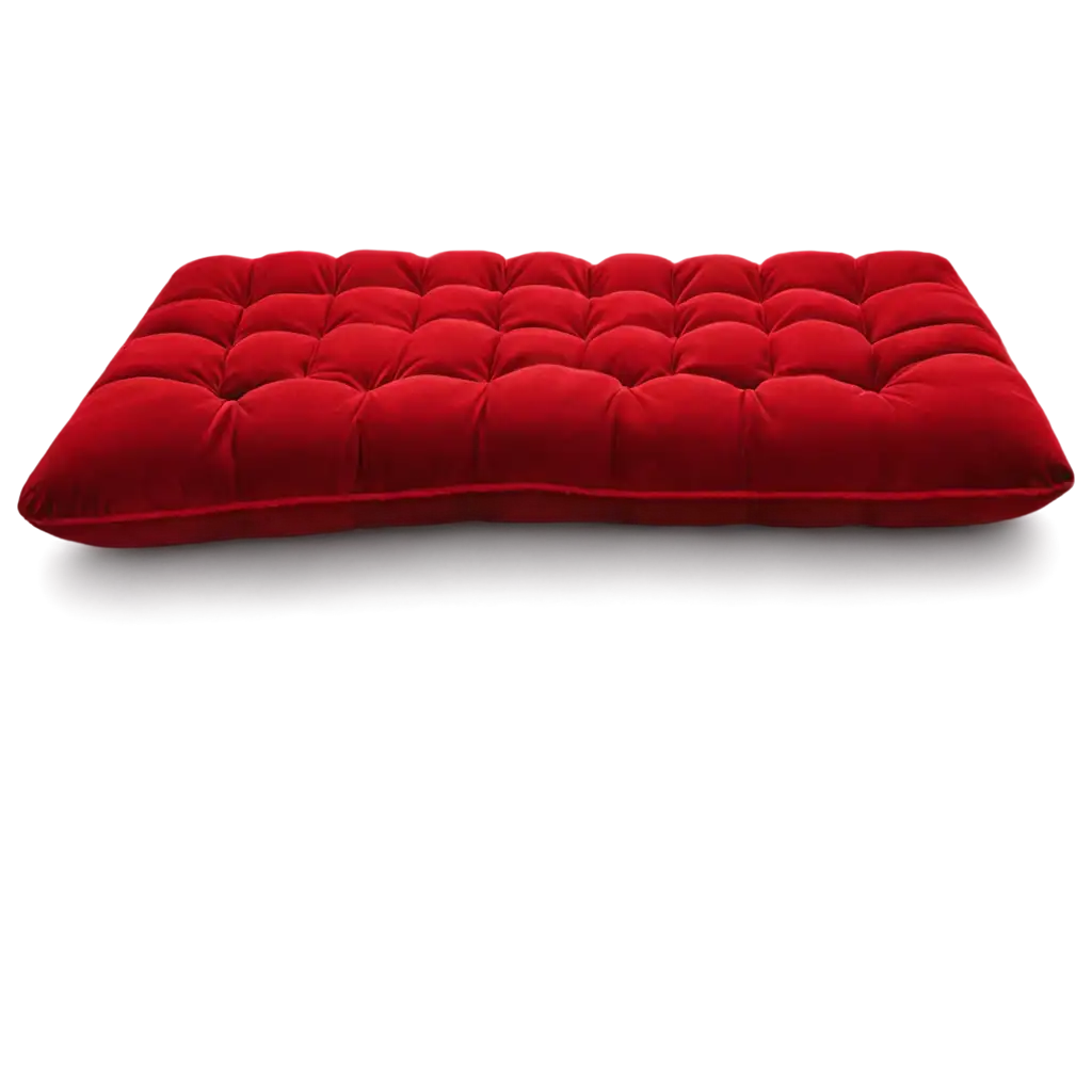 Elegant-Red-Velvet-Seating-Cushion-PNG-for-Stunning-Visuals-and-Quality-Designs