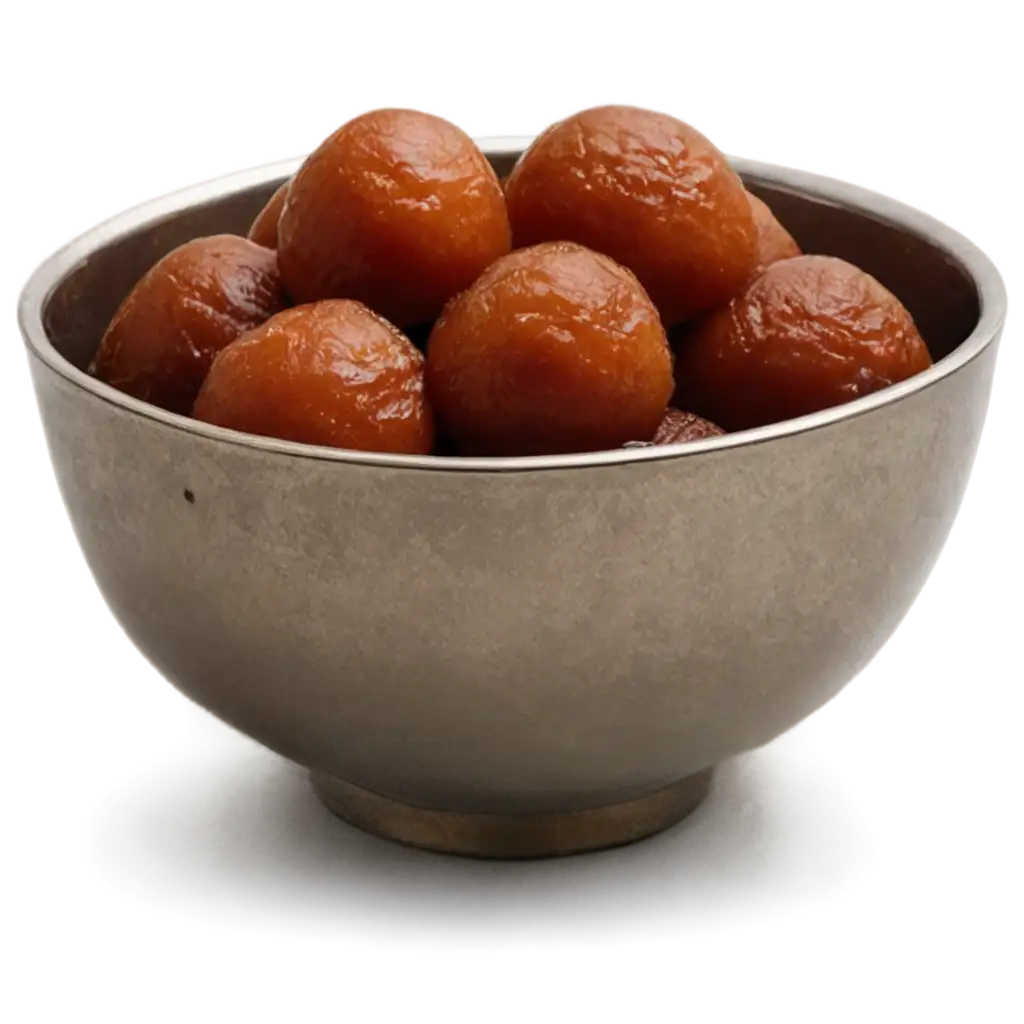 Delicious-Indian-Gulab-Jamun-in-Bowl-HighQuality-PNG-for-Culinary-Art