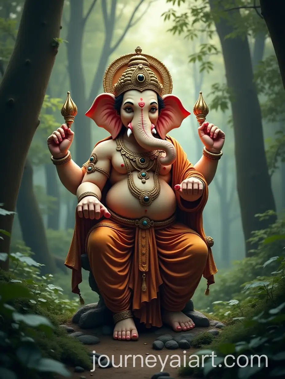 Lord-Ganesha-in-a-Majestic-Forest