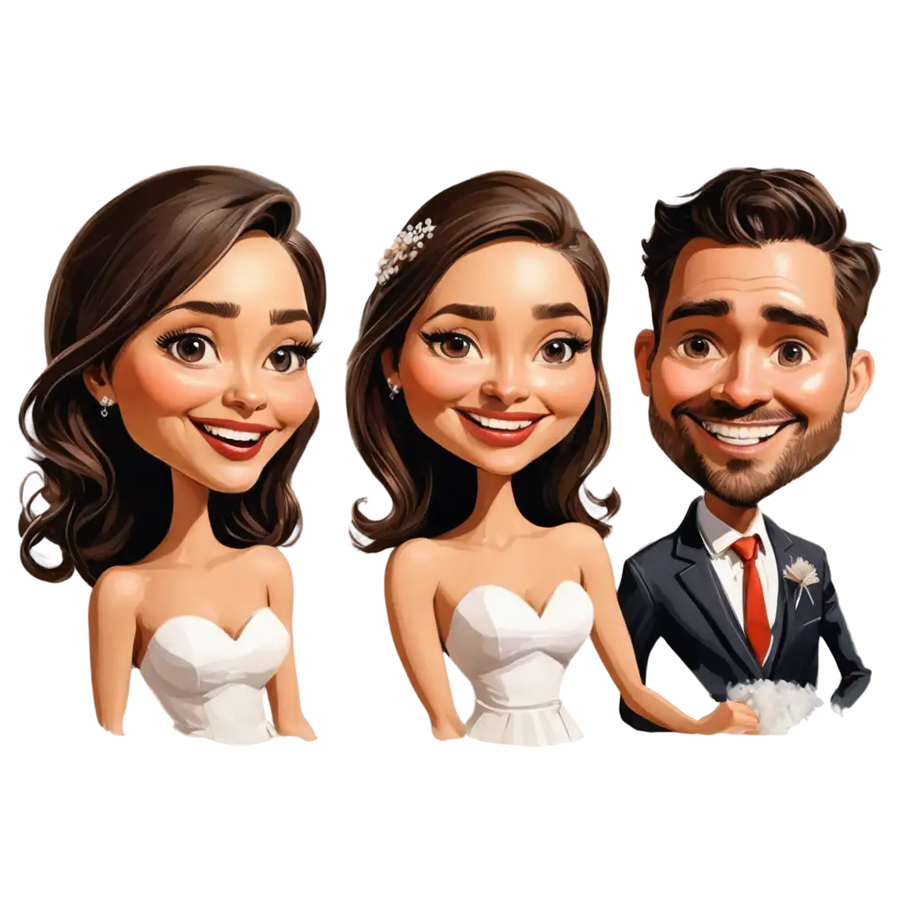 PNG-Wedding-Caricature-Custom-Art-for-Memorable-Moments