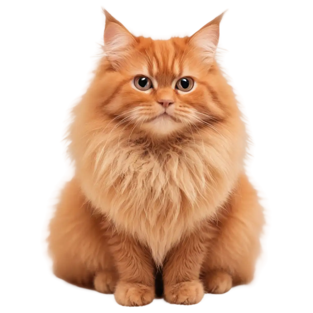 Red-Fluffy-Cat-PNG-HighQuality-and-Versatile-Image-for-Various-Applications