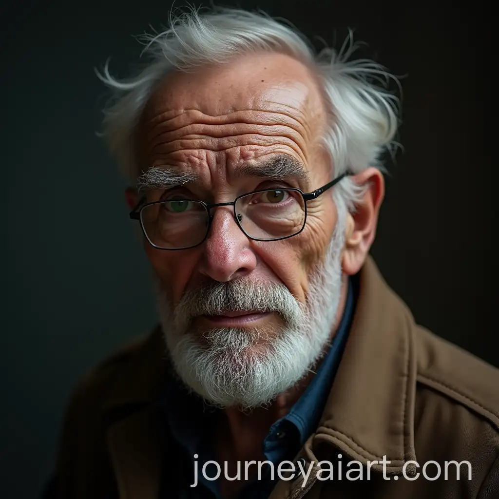 Elderly-Man-in-a-Thoughtful-Pose