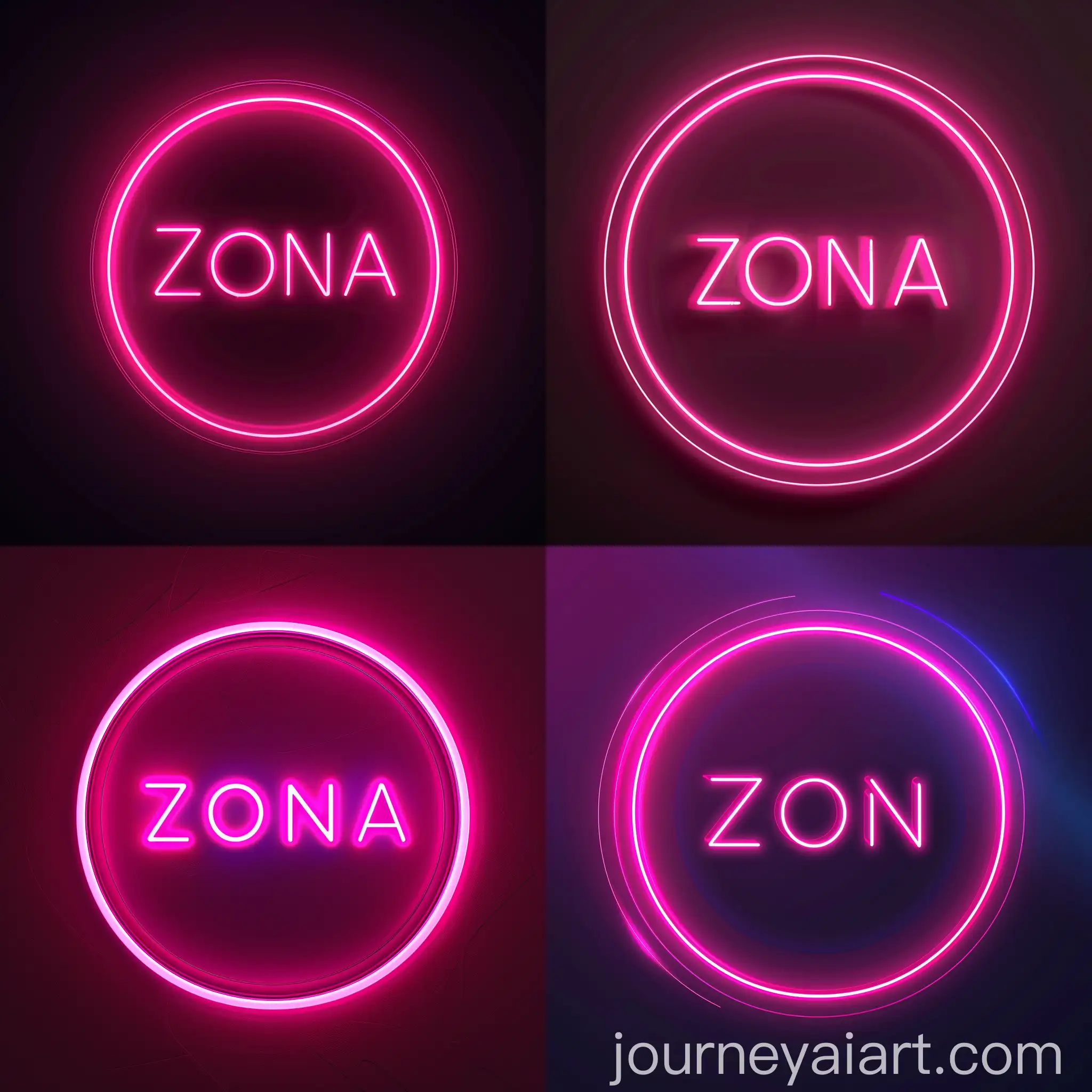 Minimalistic-Pink-Neon-Logo-Featuring-the-Word-ZONA-with-Encryption-Elements