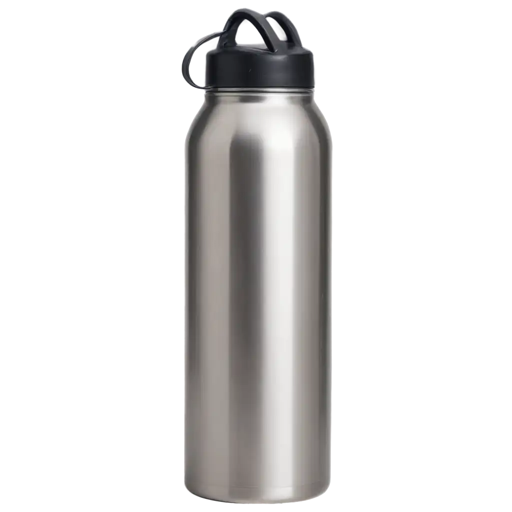 HighQuality-PNG-Image-of-Water-Bottle-Stainless-Steel-Enhance-Visual-Clarity-and-Detail