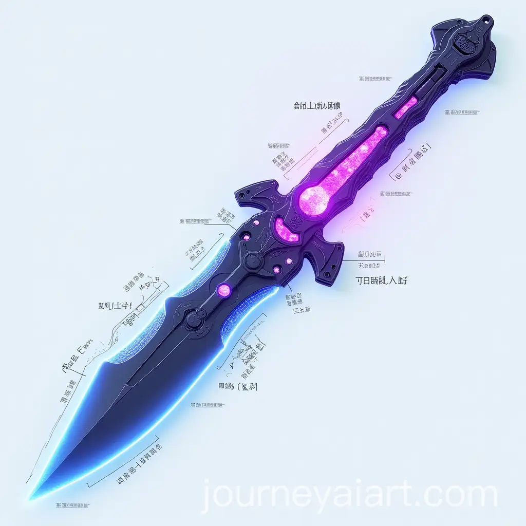 Futuristic-RazorThin-Blade-with-Neon-Edge-and-CyberRunic-Design