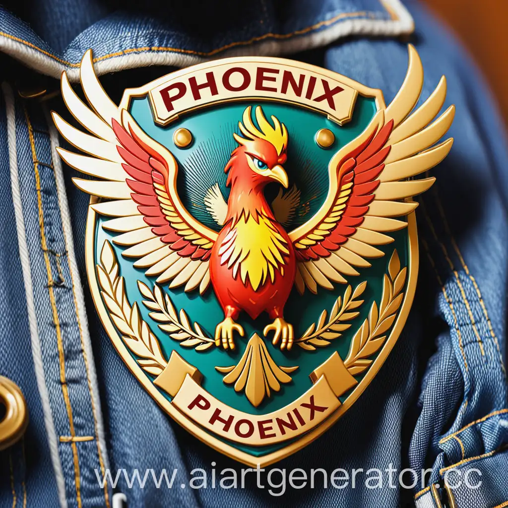 Mystical-Phoenix-Badge-Closure