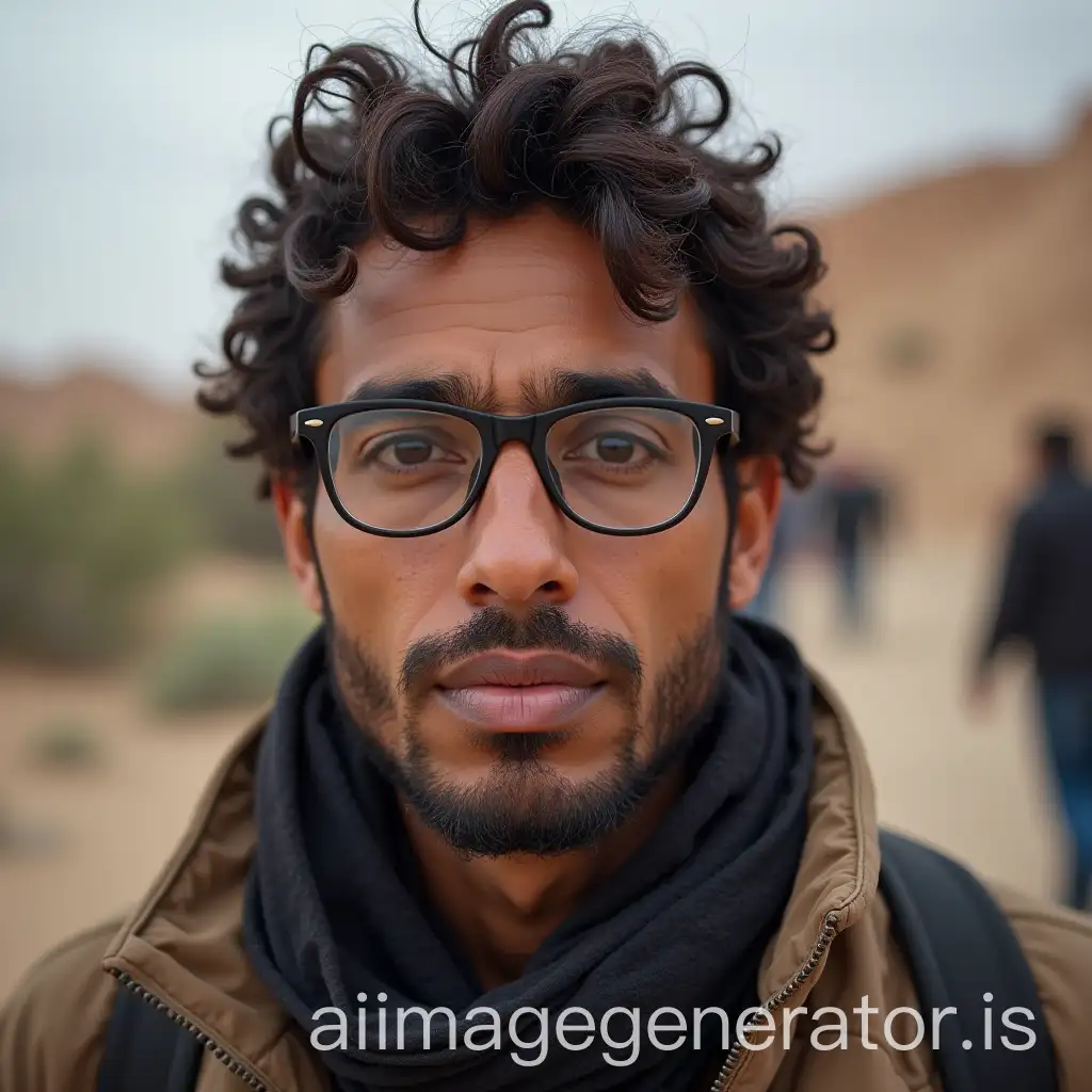 North-African-Journalist-Wearing-Glasses-in-Professional-Setting