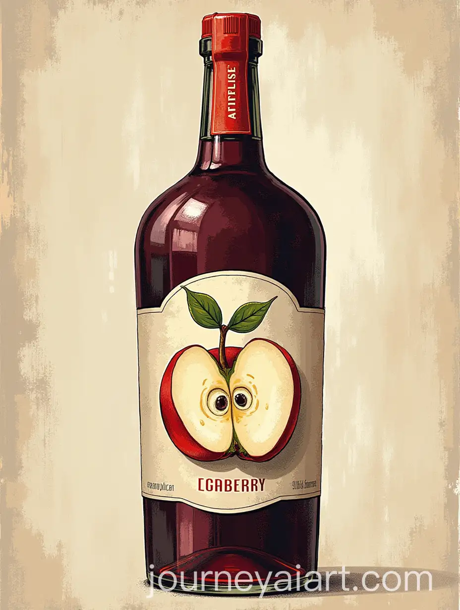 Label-Design-for-Apple-and-Elderberry-Wine