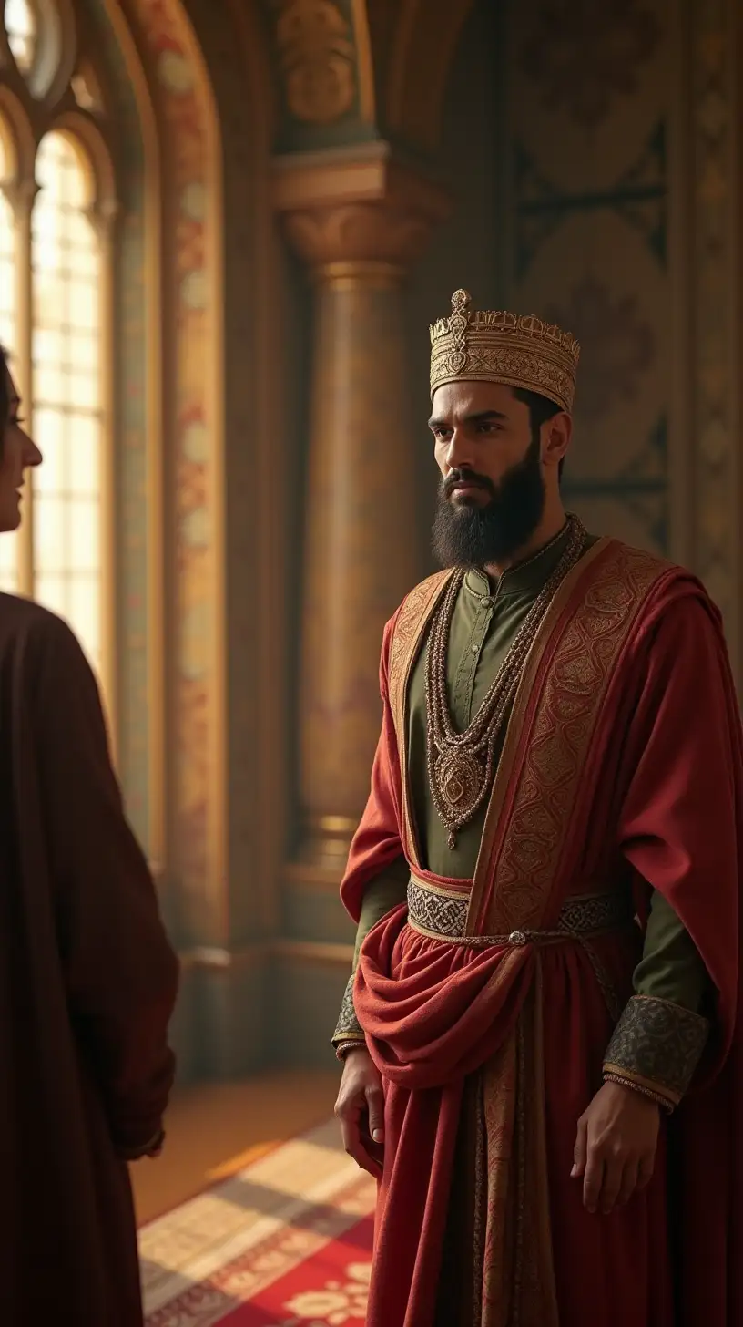 Hz Yusuf Confronting Zleyha in a Luxurious Palace