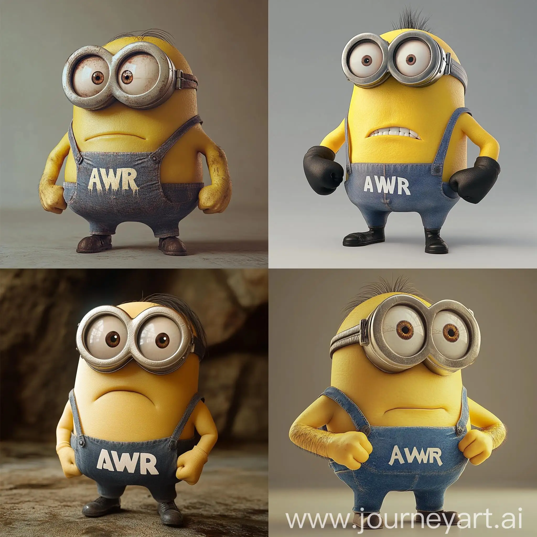 Buff-Minion-with-Veiny-Hands-in-aewer-TShirt