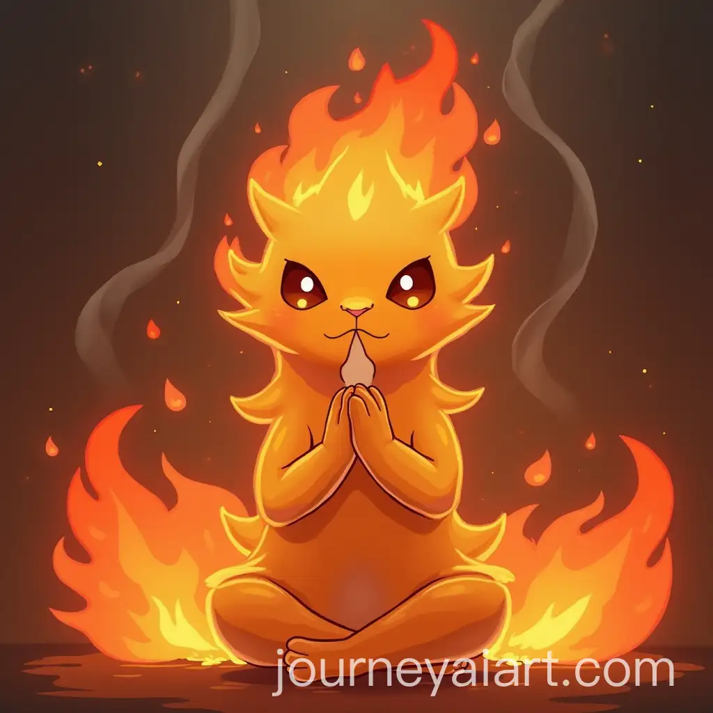 Powerful-Fire-Pokmon-Meditating-in-a-Fire-Temple