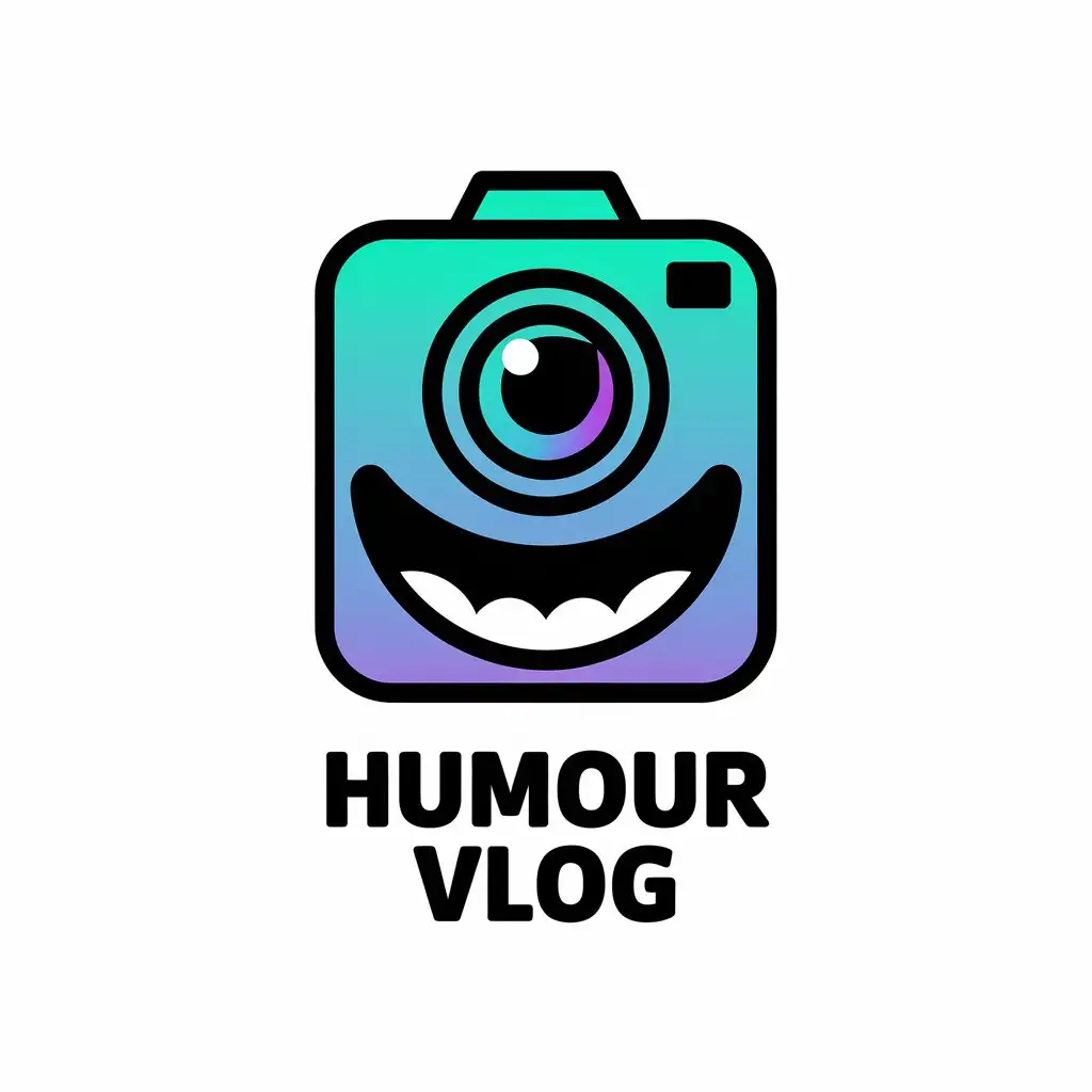 LOGO Design for Humour Vlog Vector Design with Entertainment Theme