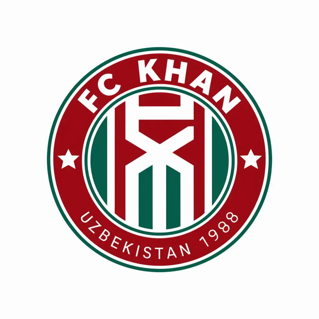 LOGO Design For FC KHAN Uzbekistan 1998 Inspired Vector Logo Design