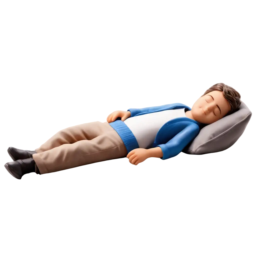 Miniature-Person-Sleeping-PNG-HighQuality-Image-for-Creative-Uses