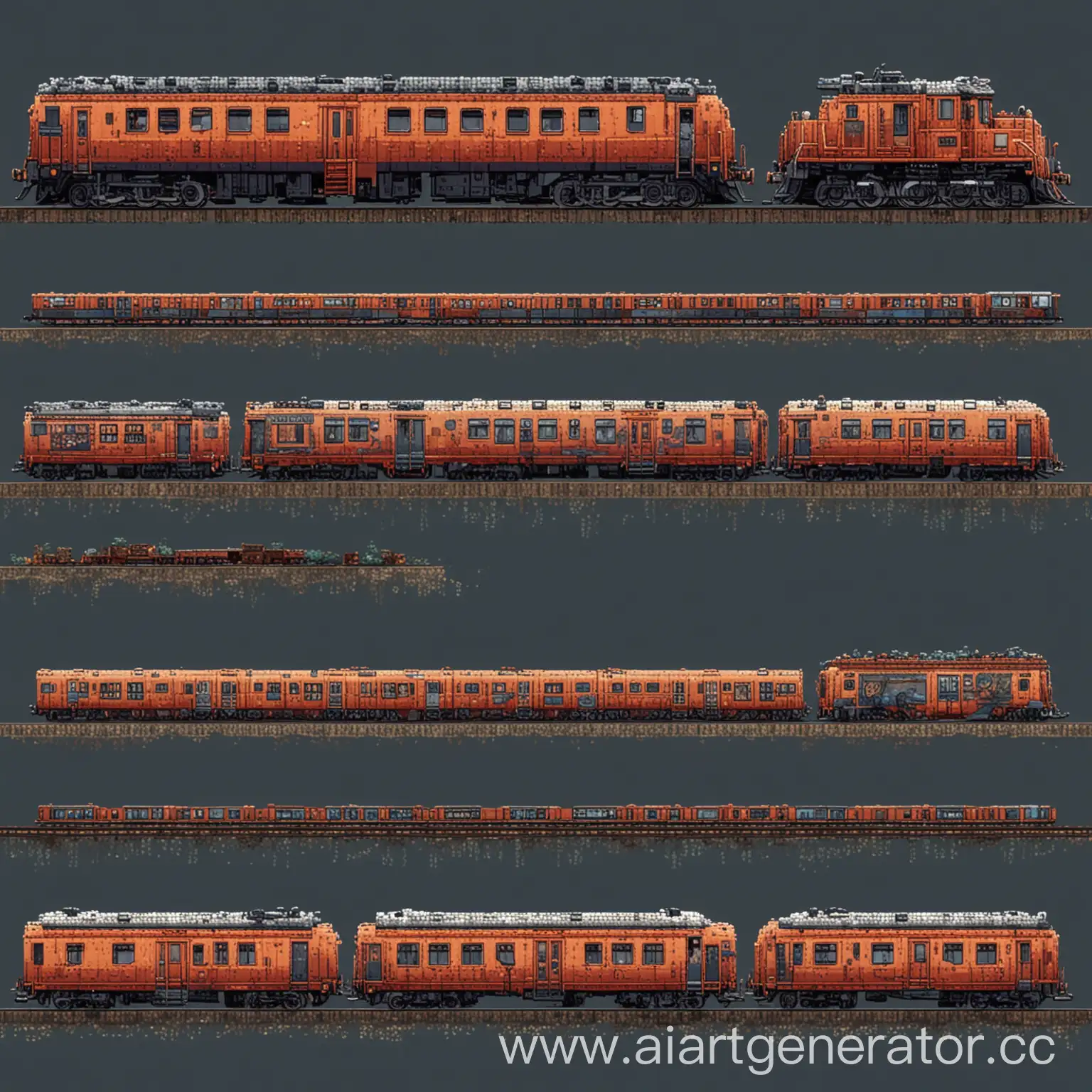 Colorful-Pixel-Art-Train-on-Railroad-Tracks