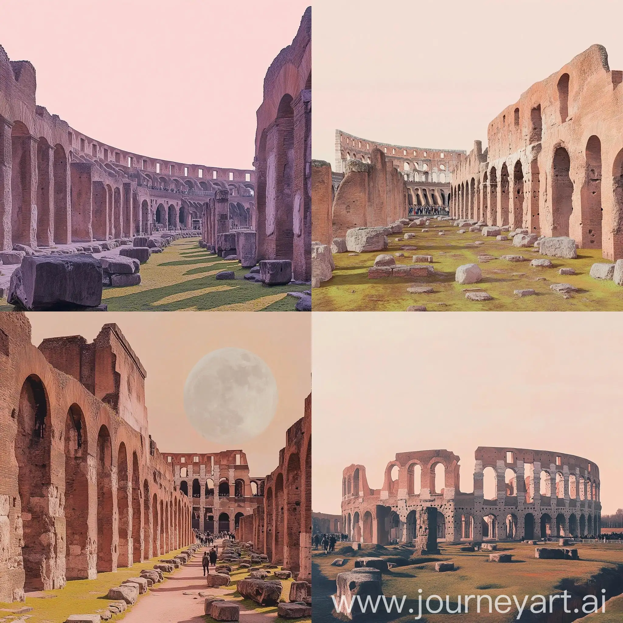 SalmonColored-Merge-of-Stonehenge-and-Colosseum